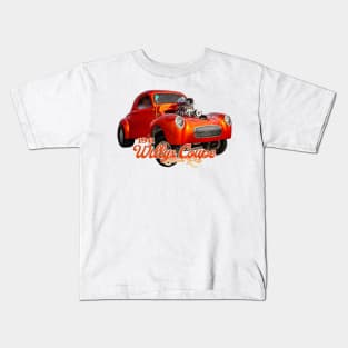 1941 Willys Coupe Street Rod Kids T-Shirt